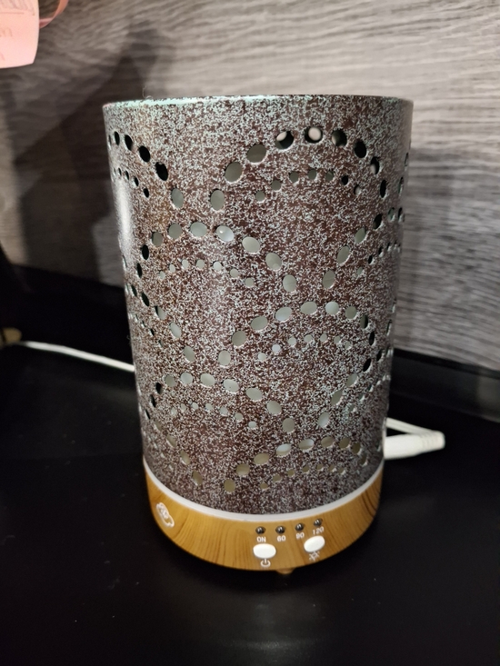 Other - Metal Cutout Aroma Diffuser in Brown and Teal - Unbranded